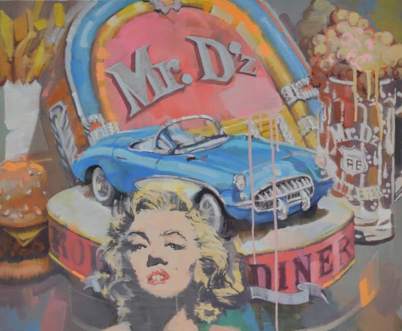 Mr.D'z · oil on canvas · 50.0x60.6cm · 2020 (이미지 제공 = 갤러리 너트) · Mr.D'z · oil on canvas