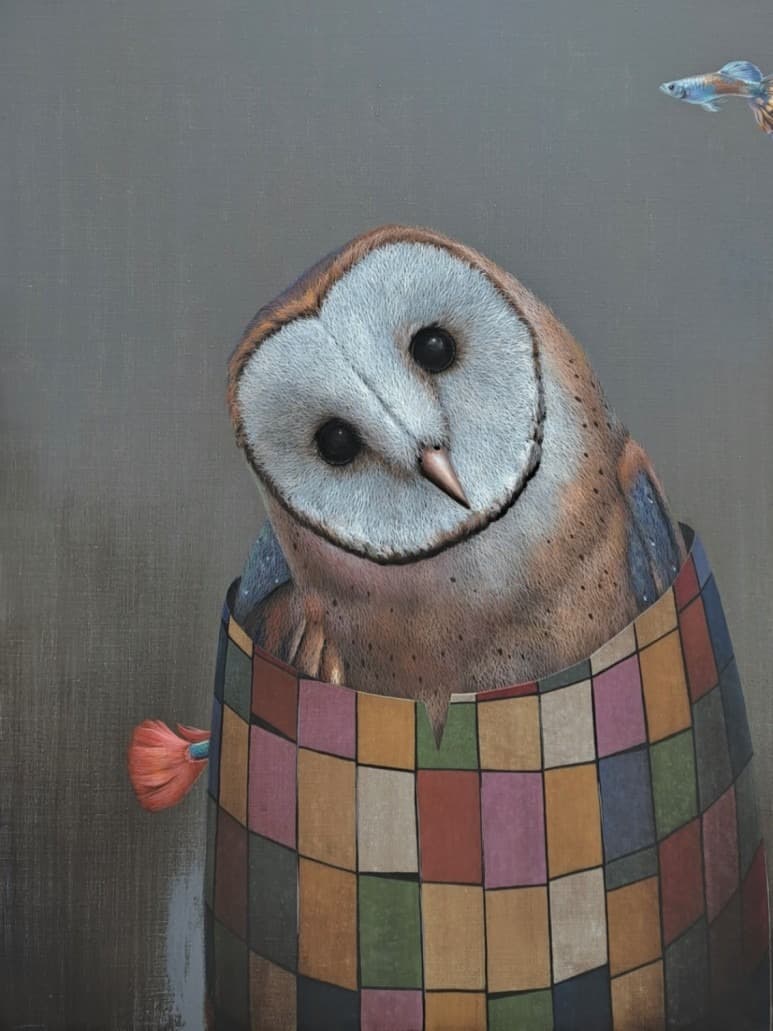 내가 좋아요 · 캔버스에 아크릴 · (출처=이젤갤러리 블로그) · Acrylic on canvas