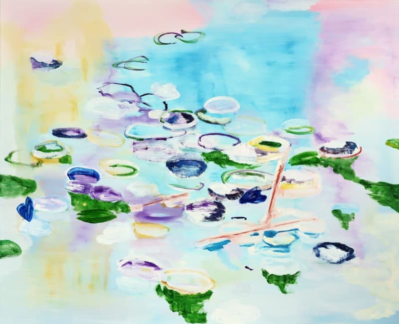 PROMENADE 112 · oil on linen · 130 x 160 cm · 2021 copyrightⓒ빈우혁 All rights reserved(출처= 갤러리바톤) · PROMENADE 112 · oil on linen