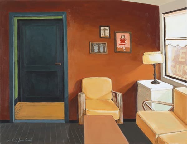 그 날 그 방 · Acrylic on canvas · 53 x 40.9cm · 2020 (출처= 모리스 갤러리) · that day the room · Acrylic on canvas