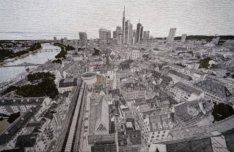 Seeing · Oil on canvas · 227 X 145.7cm · 2021 (이미지 제공= 갤러리 조은) · Seeing · Oil on canvas