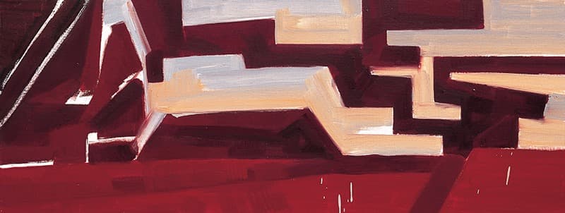 201019 · oil on canvas · 50×130(cm) · 2010 (이미지 제공 = 페이지룸8) · 201019 · oil on canvas