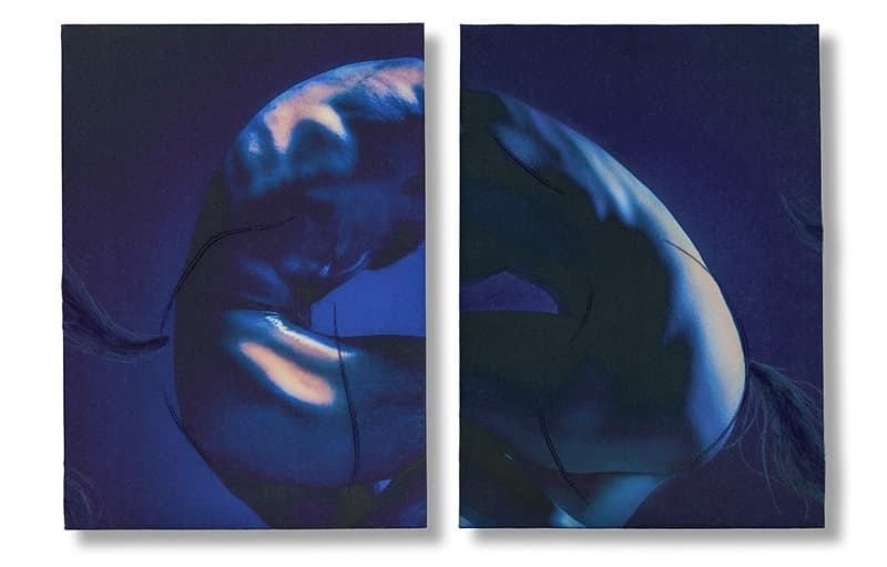 Zero-sum Game · Digital Printing, Needlework · 70.1x91.4cm · 2019 (출처= 당림미술관) · Zero-sum Game · Digital Printing, Needlework