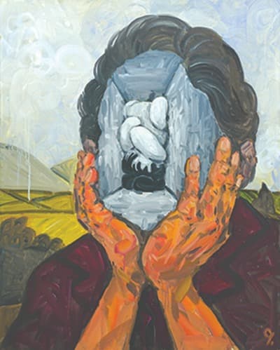 구나현, Home sweet home · 캔버스에 유채 · 90.9x72.7cm · 2020 (출처= 갤러리위 수지) · Home sweet home · oil on canvas