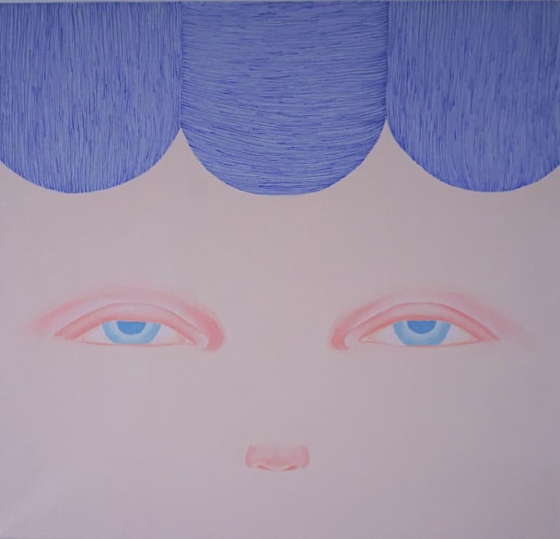 202103 · Oil, acrylic on canvas · 40x40cm · 2021 (이미지 제공 = 갤러리 너트) · 202103 · Oil, acrylic on canvas
