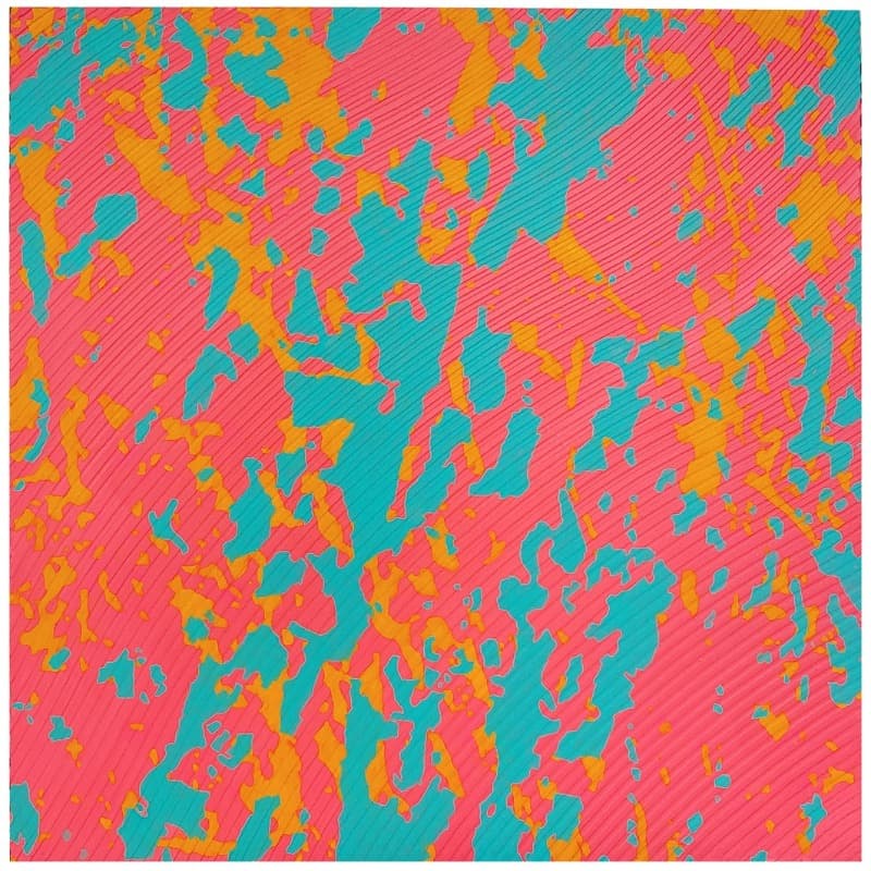 장희진, any space whatever · acrylic gouache, gel on modeling made  on canvas · 70x70cm · 2020 (이미지 제공 = 아트스페이스영) · Jang Hui Jin, any space whatever · acrylic gouache, gel on modeling made  on canvas