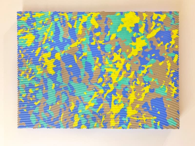 장희진, any space whatever · acrylic gouache, gel on modeling made  on canvas · 53x72.7cm · 2020 (이미지 제공 = 아트스페이스영) · Jang Hui Jin,  any space whatever · acrylic gouache, gel on modeling made  on canvas