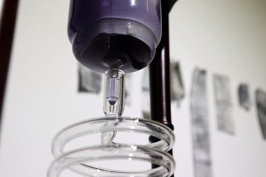 아담의 언어#1 · Leuco Sensitizers, Receipt, Object · Variable installation · 2020 (출처= 갤러리도스 블로그)
