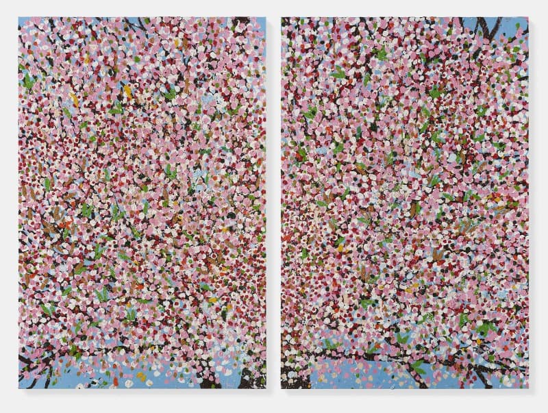 Renewal Blossom · 2018, Prudence Cuming Associates 촬영. © Damien Hirst and Science Ltd. All rights reserved, DACS 2021 · Renewal Blossom