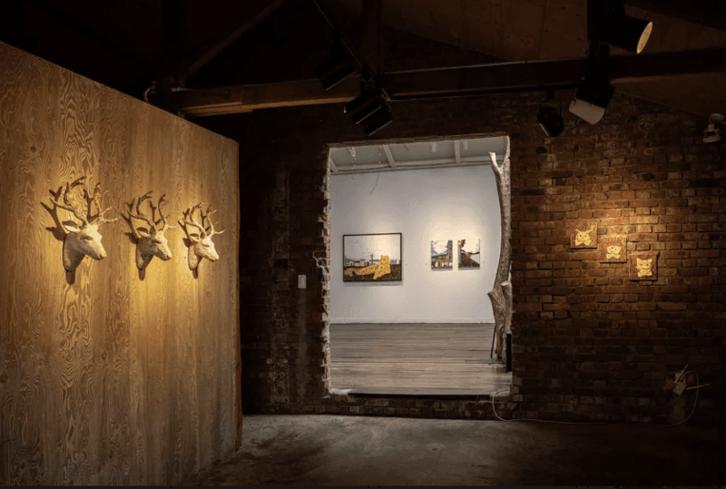 전시전경 · (출처=호랑가시나무 아트폴리곤) · installation view