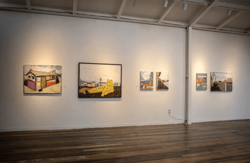 전시전경 · (출처=호랑가시나무 아트폴리곤) · installation view