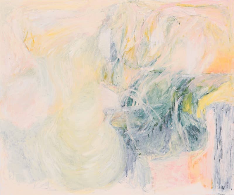 Window_1 · oil and oil stick on canvas · 60.6x72.7cm · 2021 (이미지 제공 = 갤러리 너트) · Window_1 · oil and oil stick on canvas