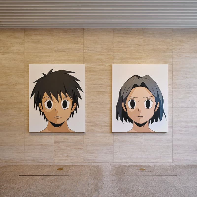 전시전경 · (출처=스페이스이수 인스타그램) · installation view