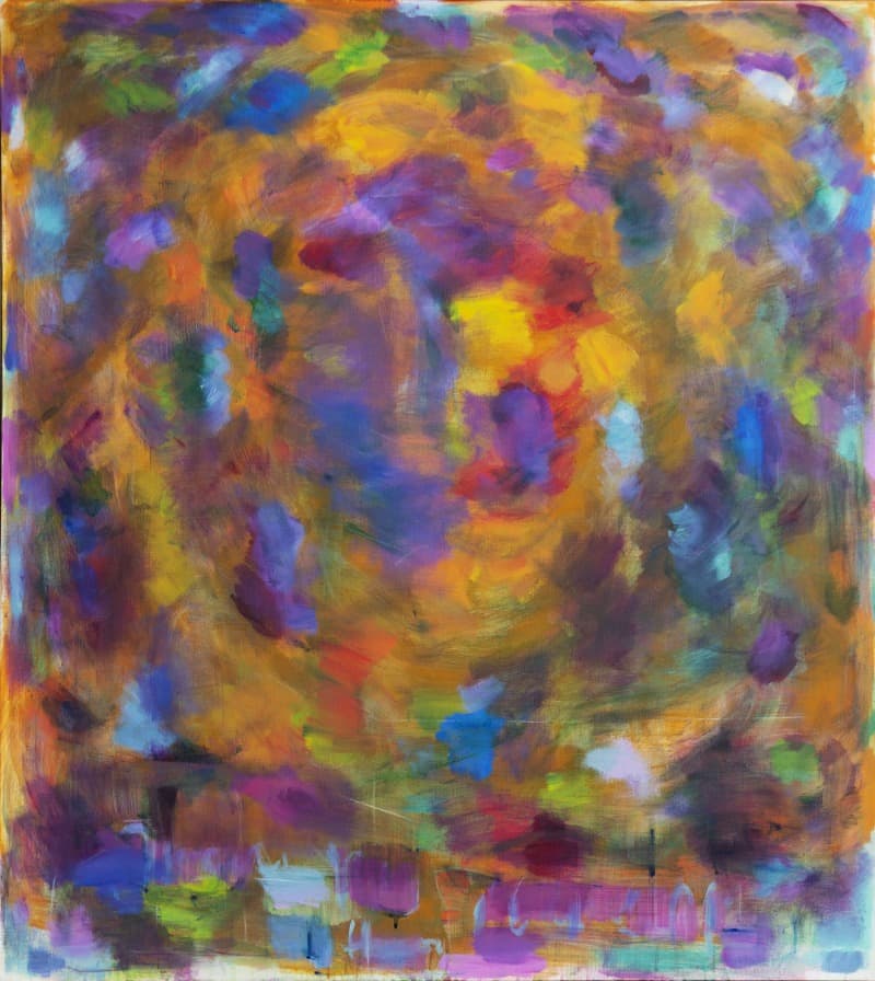 변환점 · Oil on canvas · 89x100cm · 2021 (이미지 제공 = 갤러리조선) · Inflection Spot · Oil on canvas
