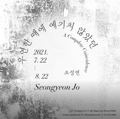 조성연 : 우연한 때에 예기치 않았던 포스터