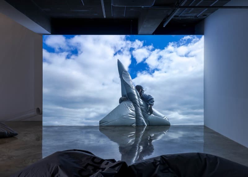 Fiona Banner aka The Vanity Press, Pranayama Typhoon, 2021, Installation View, Barakat Contemporary