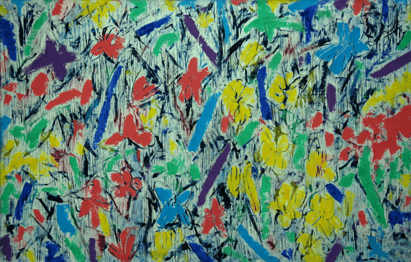 Nu-Paysage · 캔버스에 유채 · 98.2*64 · 2020 (출처= 유나이티드 갤러리) · Nu-Paysage · huile sur toile