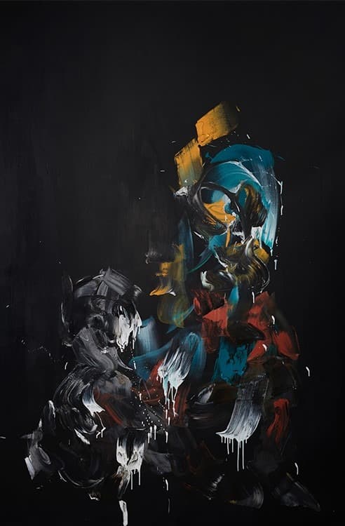 무제 · 캔버스에 아크릴릭 · 300x200cm · 2021 (출처= 학고재 아트센터)