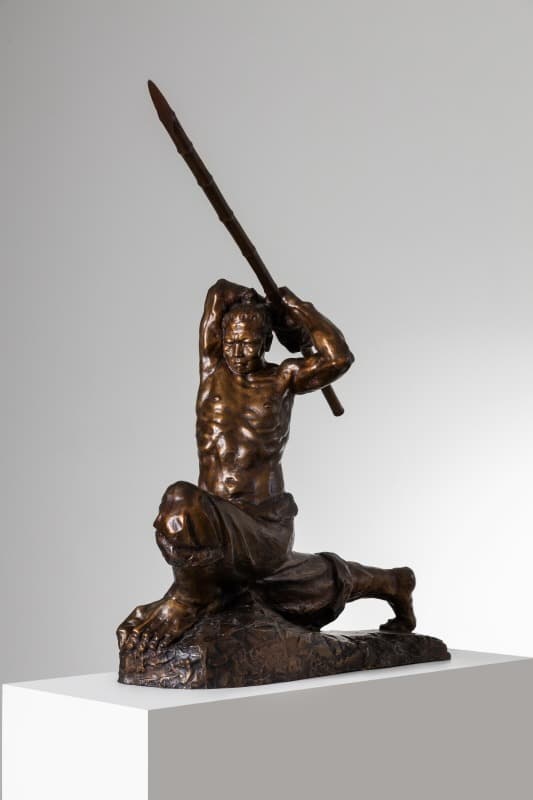 갑오농민전쟁3 · 브론즈 · 50 x 95 x 130 cm · 1995 (출처=전남도립미술관) · bronze