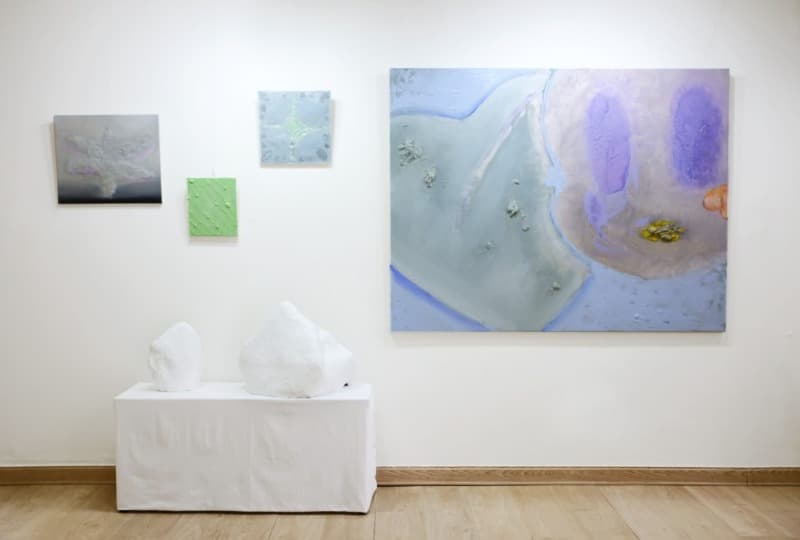 전시전경 · (출처=아티스트 런 스페이스 기묘 블로그) · installation view