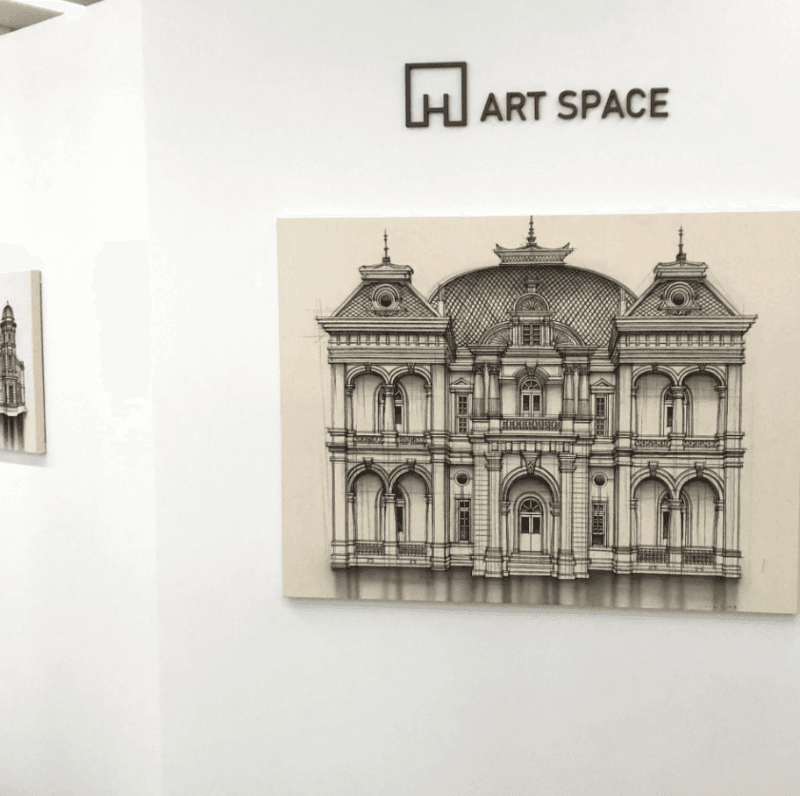 전시전경 · (출처=H 아트랩 인스타그램) · installation view