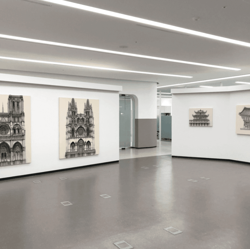 전시전경 · (출처=H 아트랩 인스타그램) · installation view