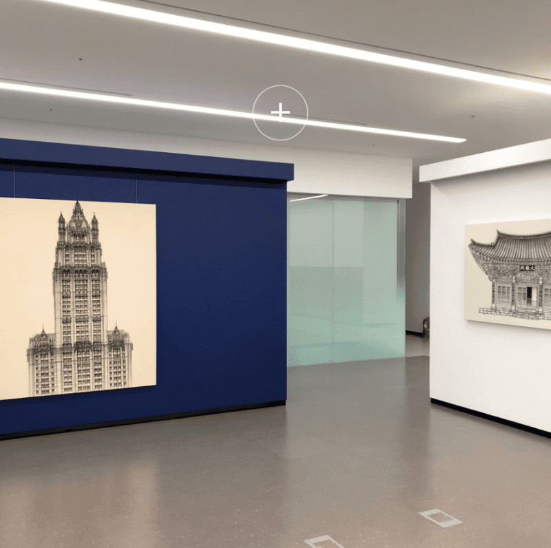 전시전경 · (출처=H 아트랩 인스타그램) · installation view