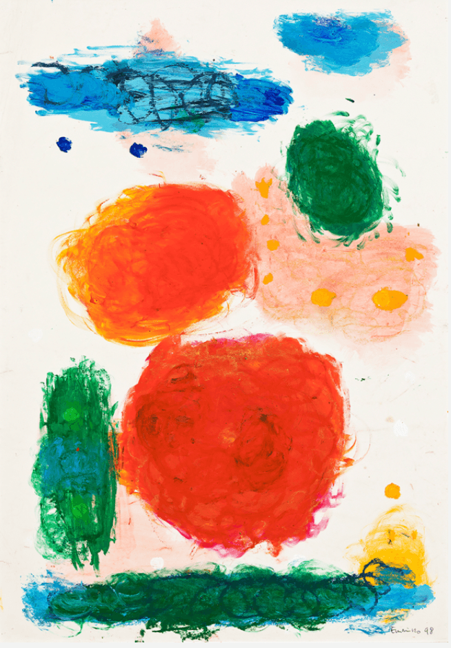 무제 o.T. · 종이에 혼합매체 · 100 x 70 cm · 1998(출처=가나아트센터) · untitled o.T. · Mixed media on paper