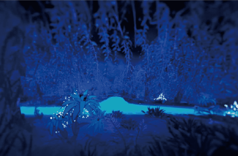 김민송, 망각의 정원 · VR painting 3분 53초 · 2020 (출처= 포항문화재단) · garden of oblivion · VR painting 3 minutes 53 seconds