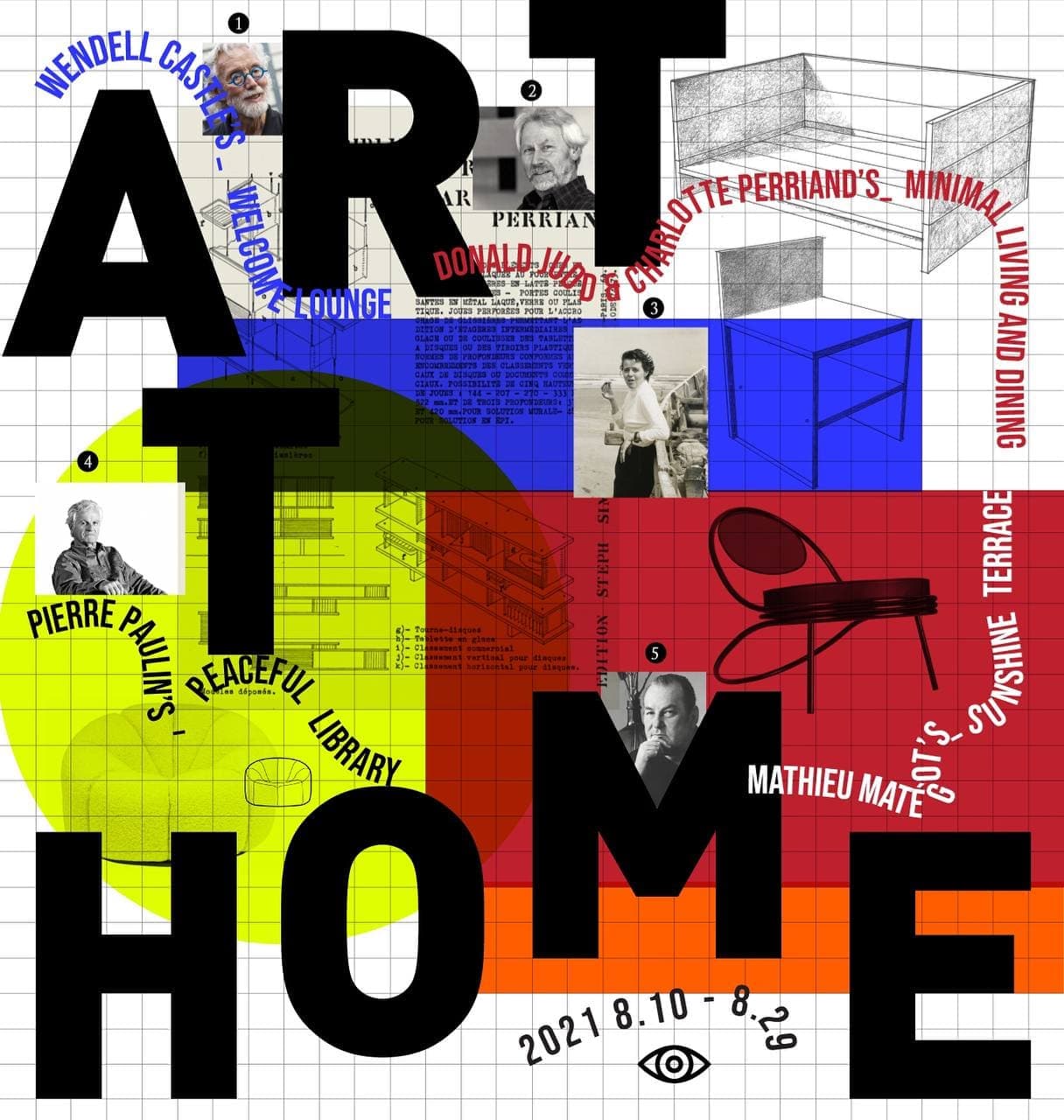 Art at Home 전시 포스터