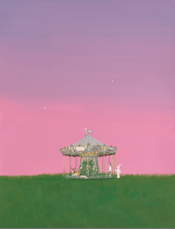 그때 나는 무슨 생각을 했을까 · 캔버스에 유채 · 145 x 112 cm · 2021(출처=아뜰리에 아키) · What did I think at that time · Oil on canvas