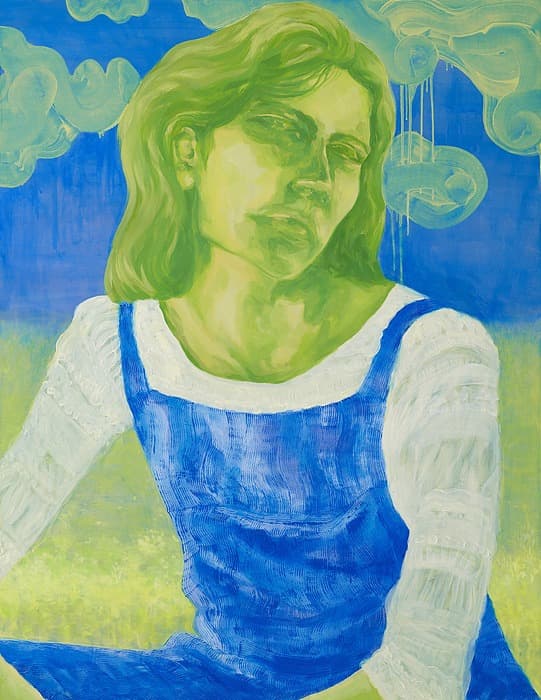 어느 오후 · 캔버스에 유채 · 91.0 x 116.8 cm · 2021(출처=아트로직스페이스) · one afternoon · Oil on canvas