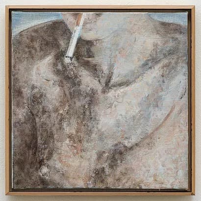 강석호, 무제 · 캔버스에 유채 · 30x30cm · 2016-2021 (출처= 갤러리소소)