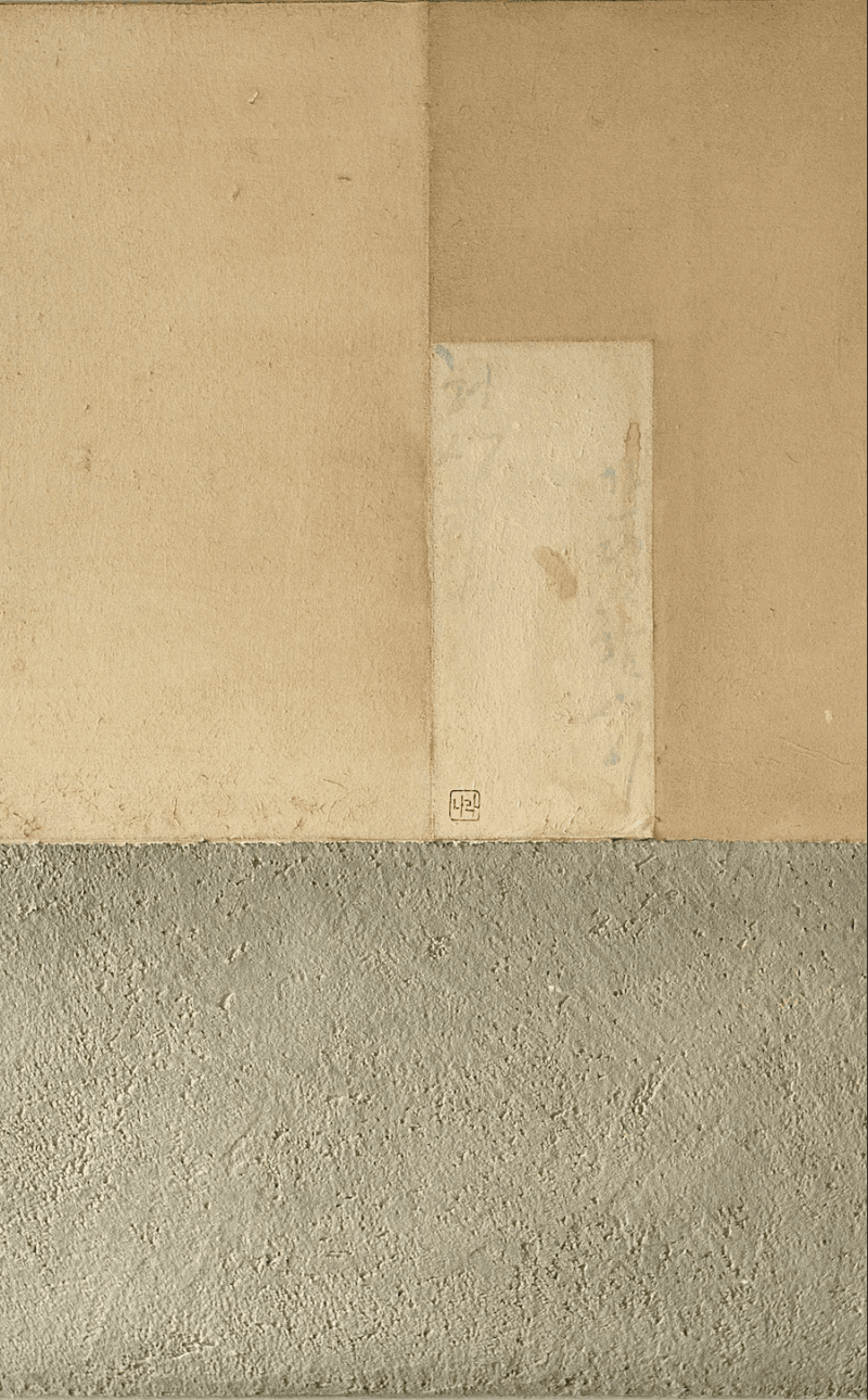 꿈 · 한지, 아크릴 혼합 · 40.5 X 53 cm · 2021(출처=데코인갤러리) · dream · korean paper, acylic mix