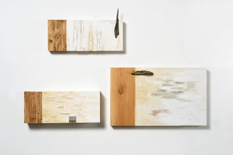 부드러운 집 · 나무 복합재료 · 가변크기 · 2021(출처=아트비트갤러리) · soft house · Wooden Composites