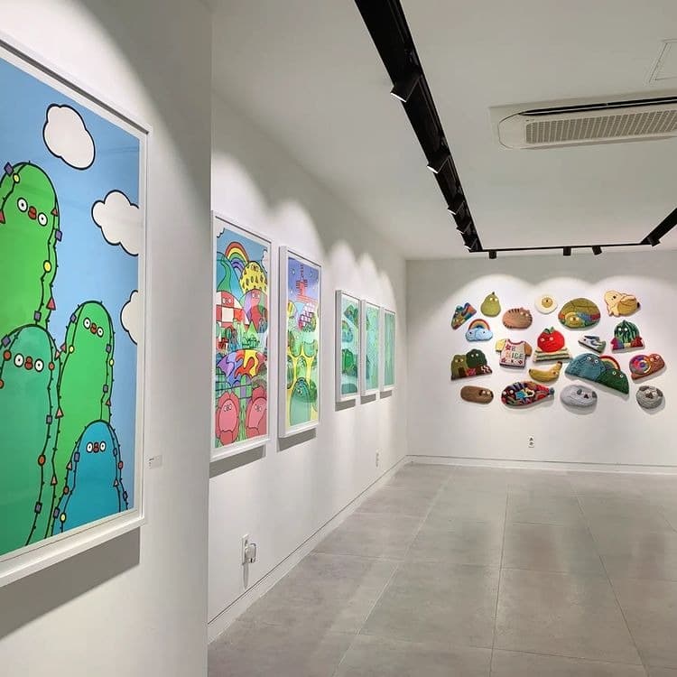 전시전경 · (출처= 갤러리 스탠 인스타그램) · exhibition view