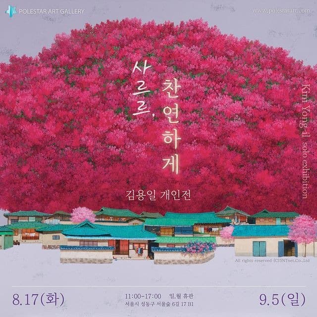 김용일 : 사르르, 찬연하게