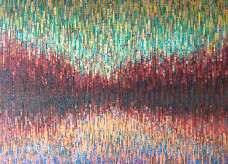 HERE AND THERE · Acrylic on canvas · 90.9x65.1cm · 2021 (이미지 제공 = 갤러리 너트) · HERE AND THERE · Acrylic on canvas