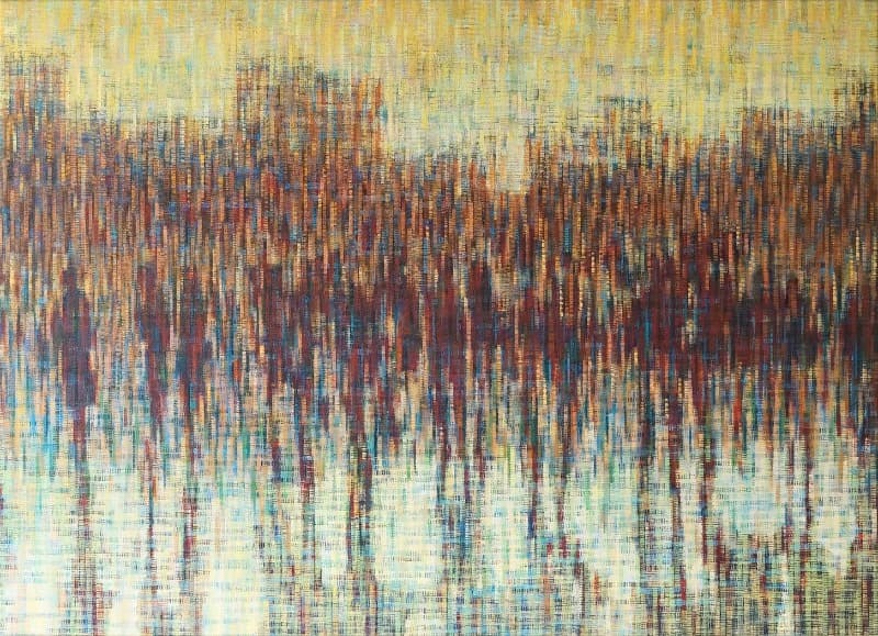 LOOK AT MEMORY · Acrylic on canvas · 90.9x65.1cm · 2021 (이미지 제공 = 갤러리 너트) · LOOK AT MEMORY · Acrylic on canvas