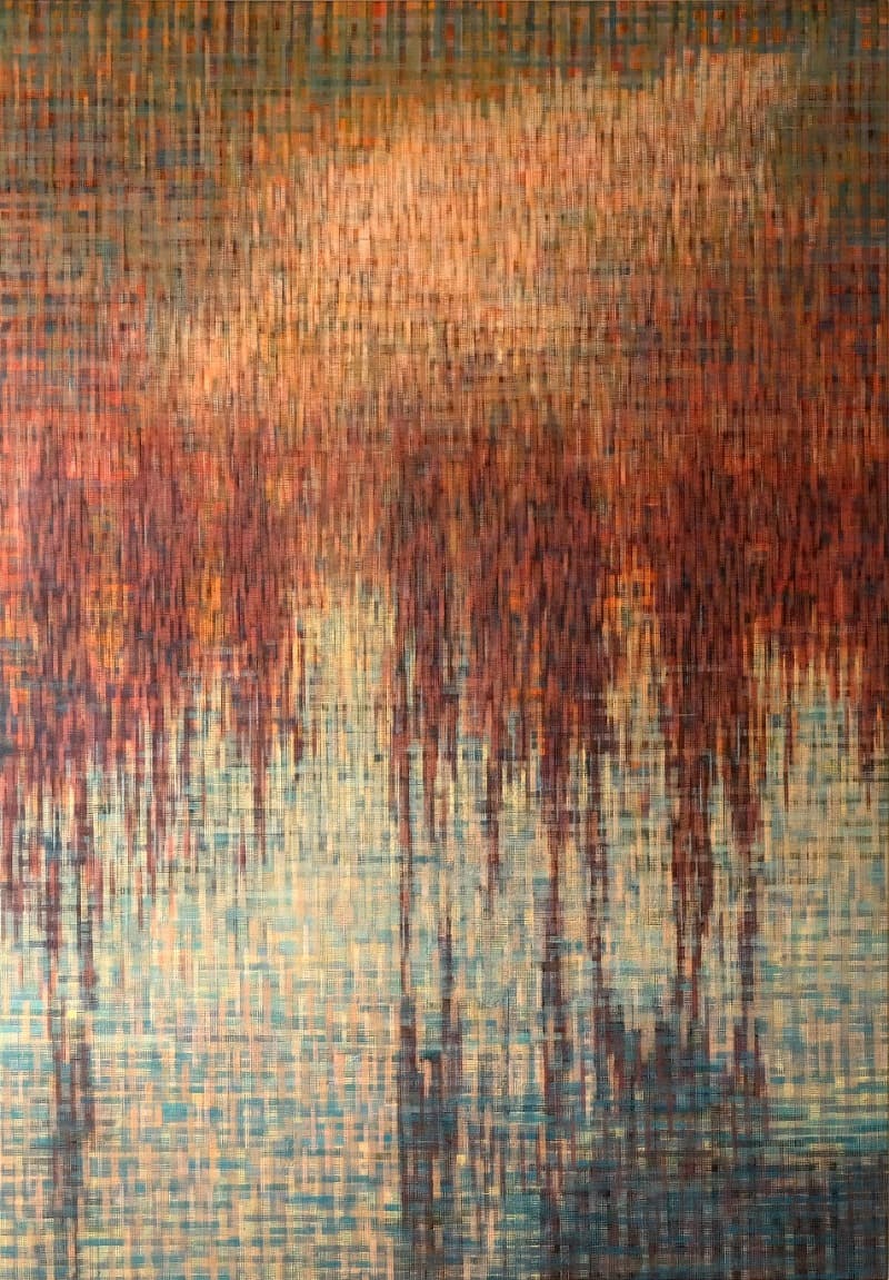 LOOK AT MEMORY · Acrylic on canvas · 112.1x162.2cm · 2021 (이미지 제공 = 갤러리 너트) · LOOK AT MEMORY · Acrylic on canvas