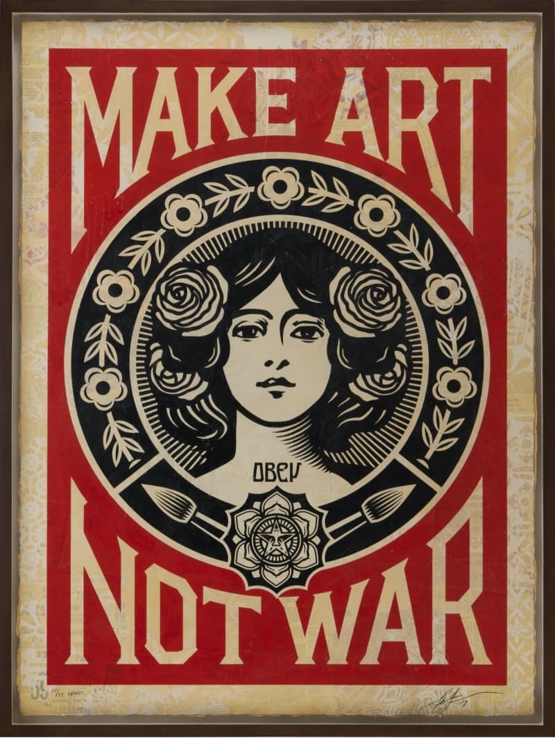 Make Art & Not War · (출처= 롯데백화점 동탄점) · Make Art & Not War