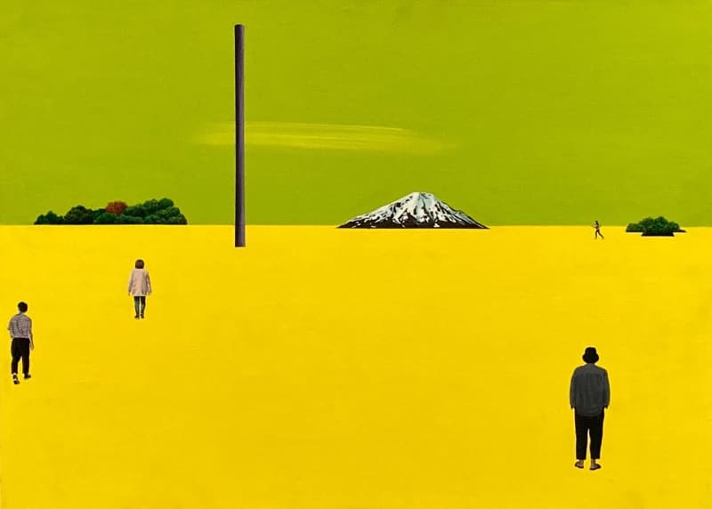 Landscape-Nowhere · Acrylic on canvas · 53x73cm · 2021 (이미지 제공 = 갤러리위) · Landscape-Nowhere · Acrylic on canvas