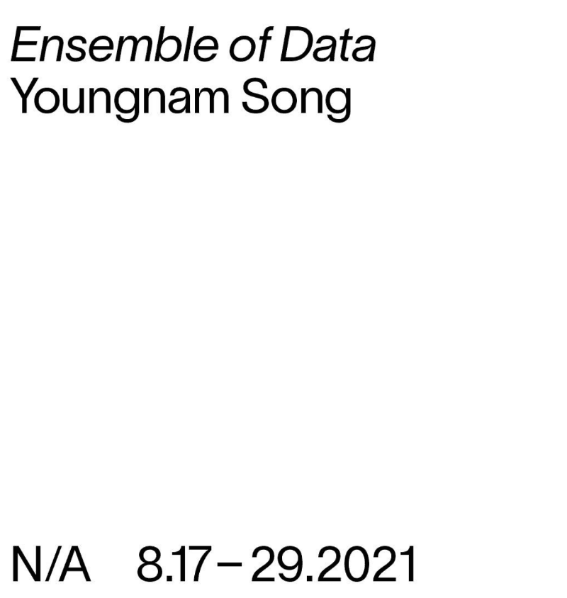 송영남 : Ensemble of Data 포스터