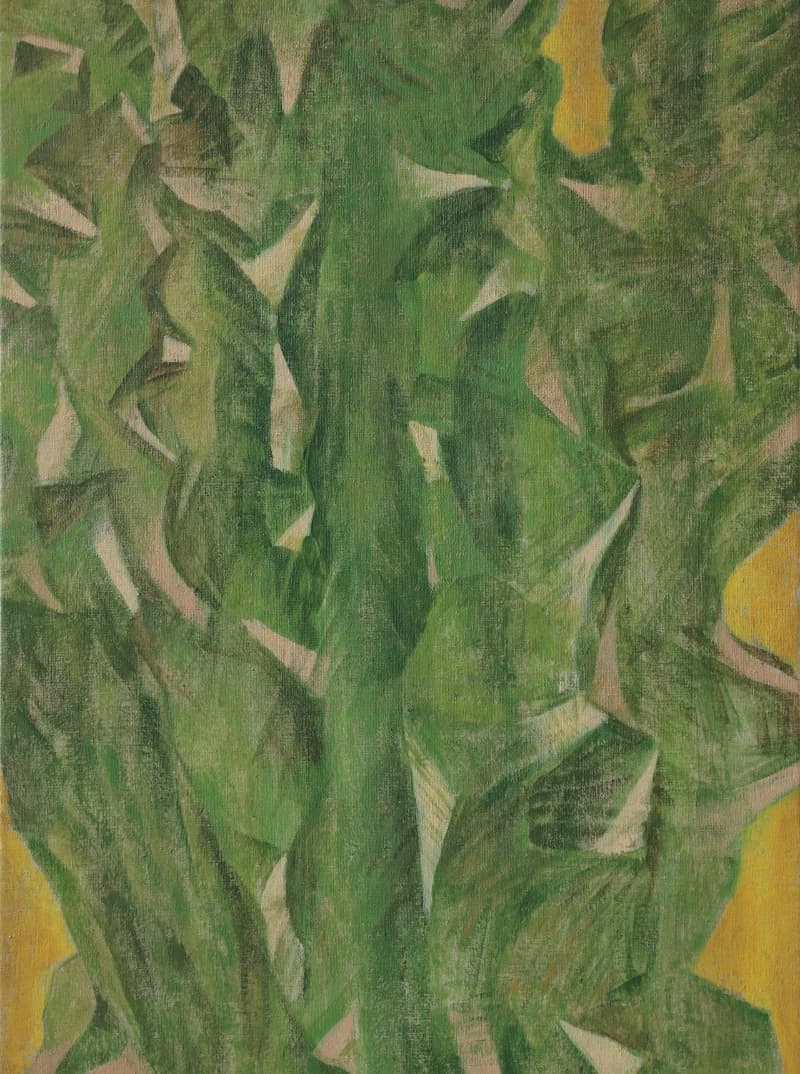 이동훈, 선인장 1 · Acrylic on canvas · 45.5x65cm · 2019 (출처= 드로잉룸)