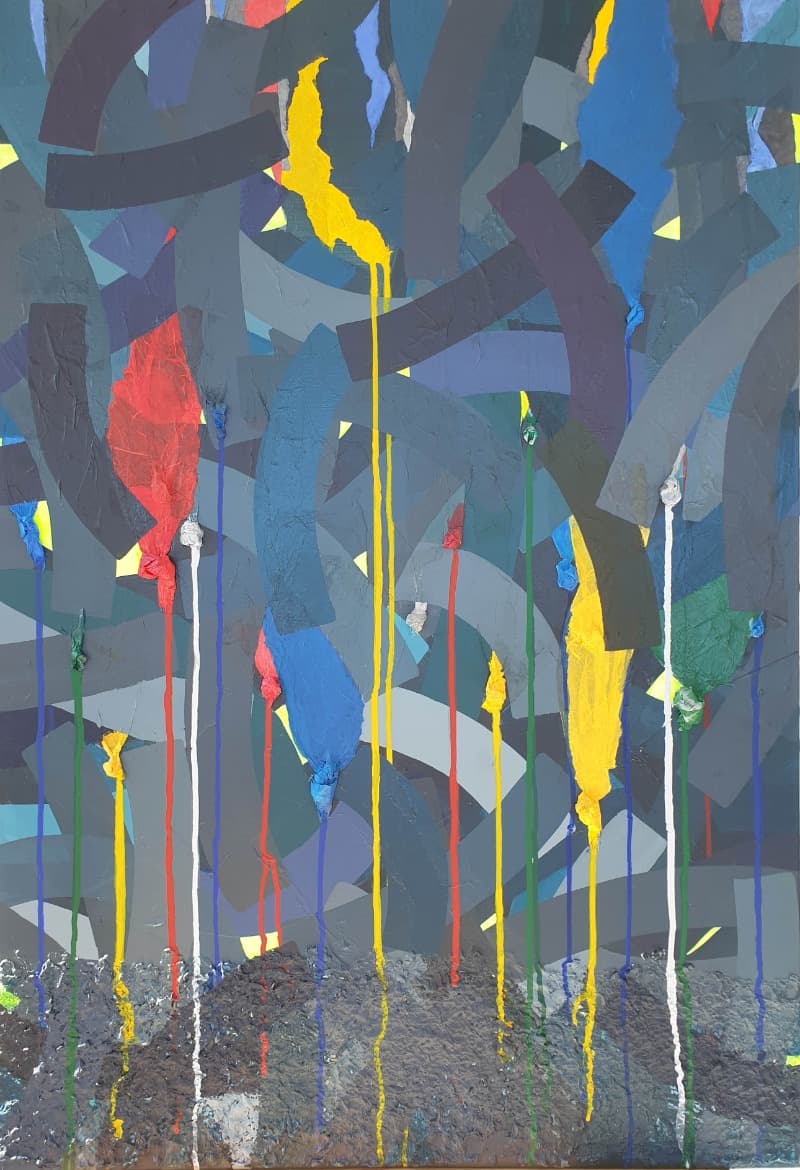 Amor Fati 7 · 캔버스에 혼합매체 · 116.8×80.3cm · 2020 (이미지 제공 = 갤러리 너트)