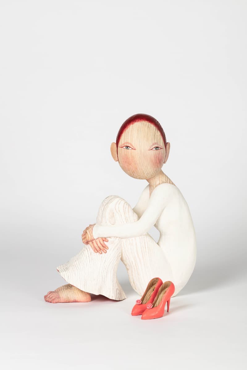 쉬어가요 · 소나무 · 47 x 40 x 18cm · 2021 (이미지 제공 = 아트사이드갤러리)