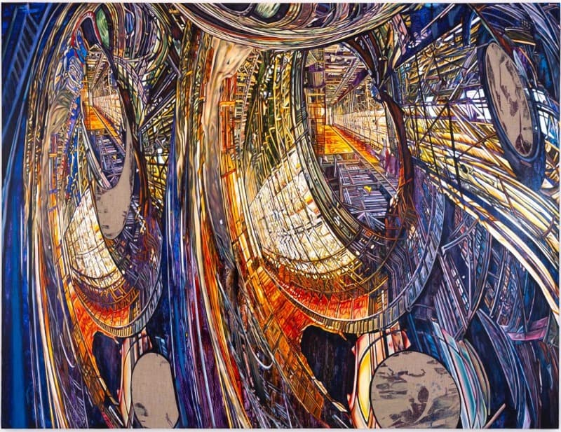 Continents Between Us · 캔버스에 유채 · 150x195.5cm · 2018 (출처= 조현화랑) · Continents Between Us · Oil on canvas
