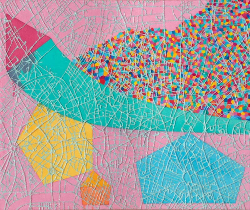 B41 파리 · mixed media on canvas · 73x61cm · 2020 (이미지 제공 = 갤러리 너트) · mixed media on canvas