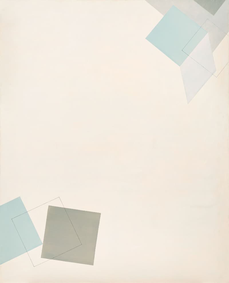 Simultaneity 80-112 · Oil on canvas · 162 × 130 cm · 1980 Courtesy of the artist & PKM Gallery. · Simultaneity 80-112 · Oil on canvas