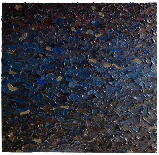 빛나는 순간 210102 · Oil on Canvas · 91 x 91cm · 2021 (출처= LP갤러리)